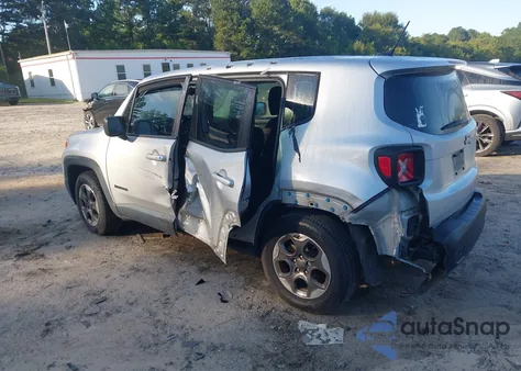 2016 Jeep Renegade Sport from USA, damaged, VIN ZACCJAAT3GPD12360